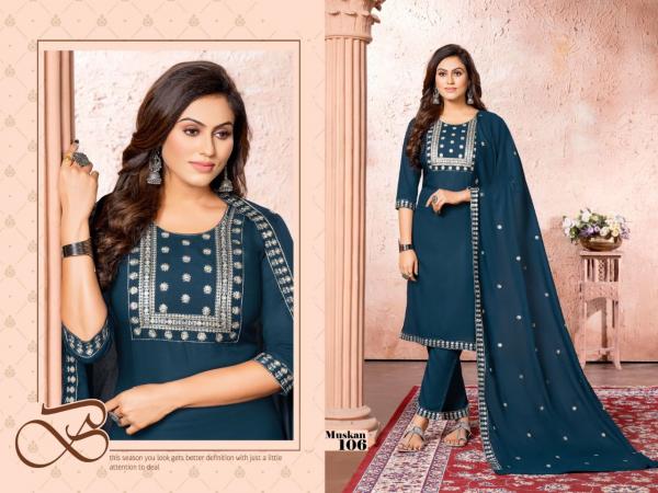 Beauty Queen Muskan 3 rayon Festive Wear Ready Made Collection